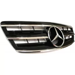 Griglia del radiatore nera e cromata per Mercedes Classe S W220