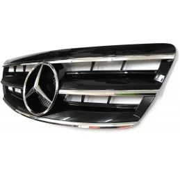 Black and chrome Mercedes S-Class W220 grille