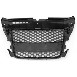 Grille for Audi A3 look RS3 glossy black 2008-2012