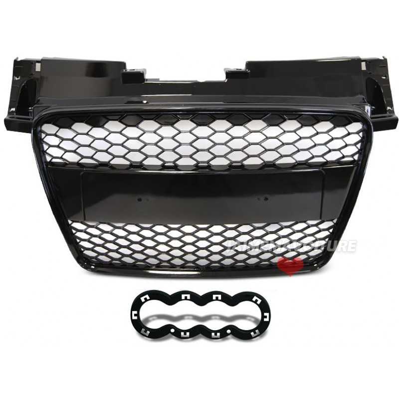 Grille for Audi A3 look RS3 glossy black 2008-2012