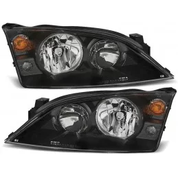 Headlights for Ford Mondeo MK3 Black 2000-2007