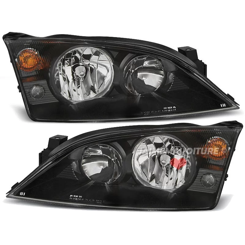 Faros para Ford Mondeo MK3 Negro 2000-2007