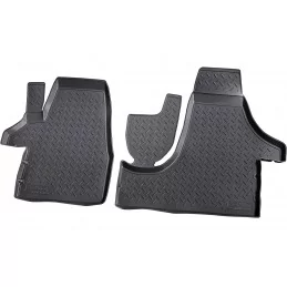 Alfombrilla de goma para Volkswagen Transporter T5 T6 (2/3 plazas) 2003-2022 Jaimemavoiturercb 1 - Jaimemavoiture.fr 