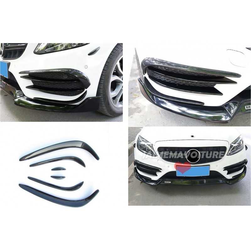 Ergänzungen für Stoßstangen AMG Mercedes C-Klasse W205 2014-2018 Ergänzungen für Stoßstangen AMG Mercedes C-Klasse W205 2014-2018