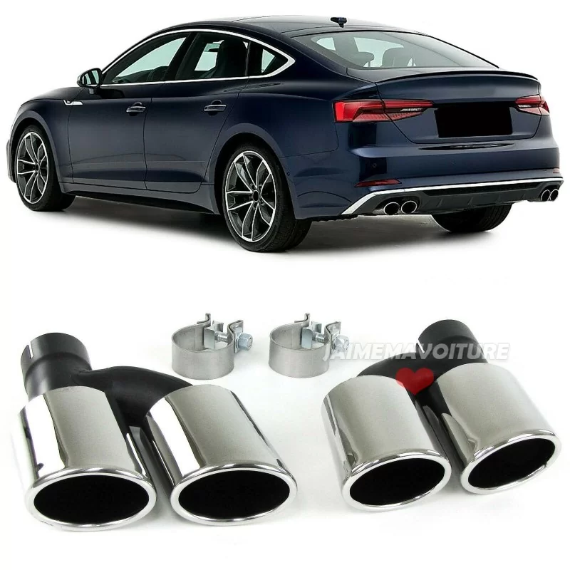 Exhaust tips for Audi A4 / A5 / A6 / A7