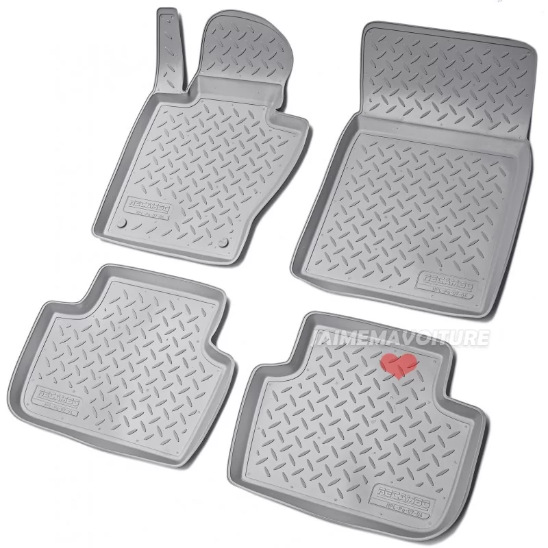Vloermatten grijs voor BMW X3 E83 2003-2010 Vloermatten grijs voor BMW X3 E83 2003-2010