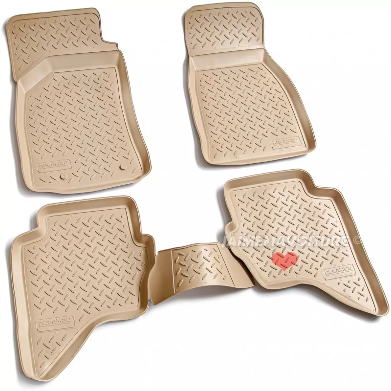 Tapis beige pour Mazda BT-50 2006-2012