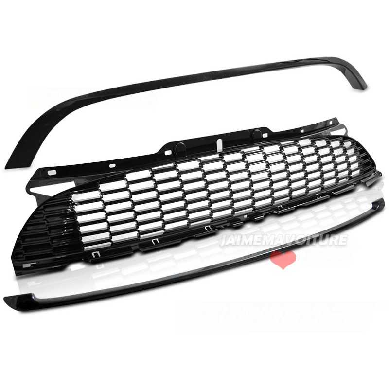 Grille noire vernie pour Mini Cooper style JCW 2006-2014