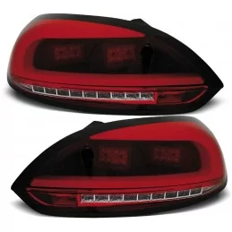 Pilotos traseros Led para Scirocco negro cromo