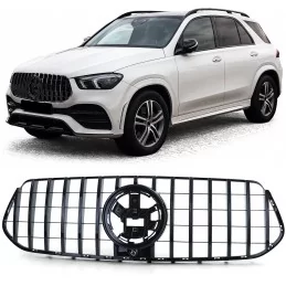 Black GT grille for Mercedes GLE W167 2019 2020 AMG