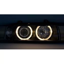 Angel eyes for BMW E36 sedan DEPO black