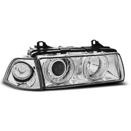 Angel eyes for BMW E36 sedan DEPO Chrome