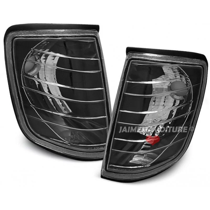 Pair of blinkers for Mercedes class W124 silver gray