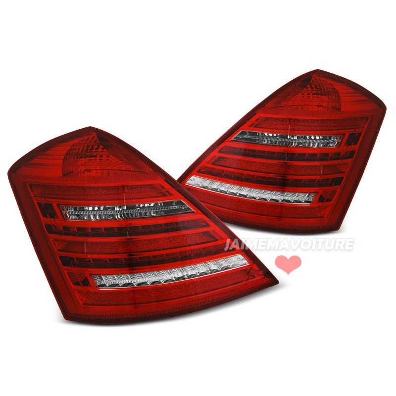 Rear headlights for Mercedes S-Class W221 look W222 - Scrolling dynamic led