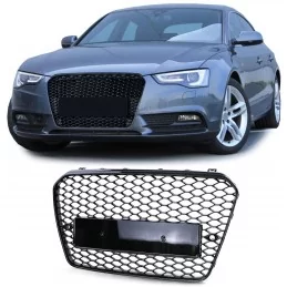 Grille de calandre pour AUDI A5 look RS5 2012-2016 - Noire vernie