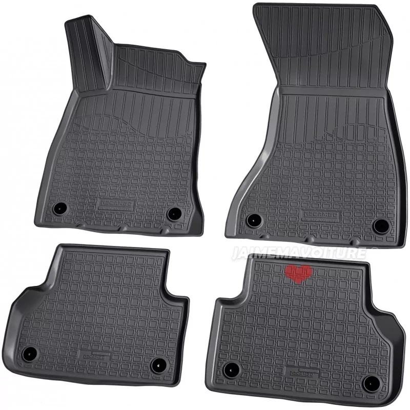 Tapis 3D caoutchouc pour Audi A5 F5 2016-2019 Tapis 3D caoutchouc pour Audi A5 F5 2016-2019