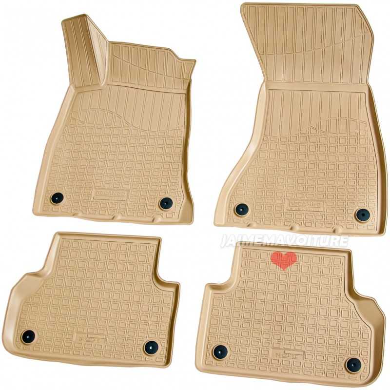 Tapis beige pour Audi A5 F5 Coupé Sportback 2016-2019 Tapis beige pour Audi A5 F5 Coupé Sportback 2016-2019