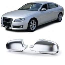 Aluminium Spiegelabdeckungen für Audi A5 matt