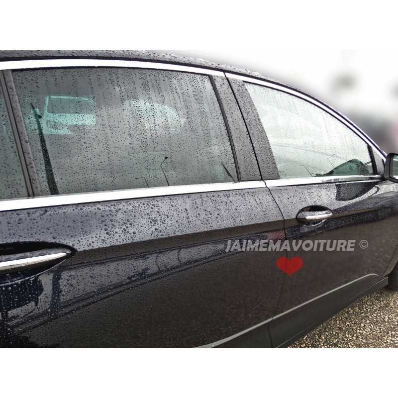 Outline of window chrome alu 4 Pcs stainless OPEL CORSA D Outline of window chrome alu 4 Pcs stainless OPEL CORSA D