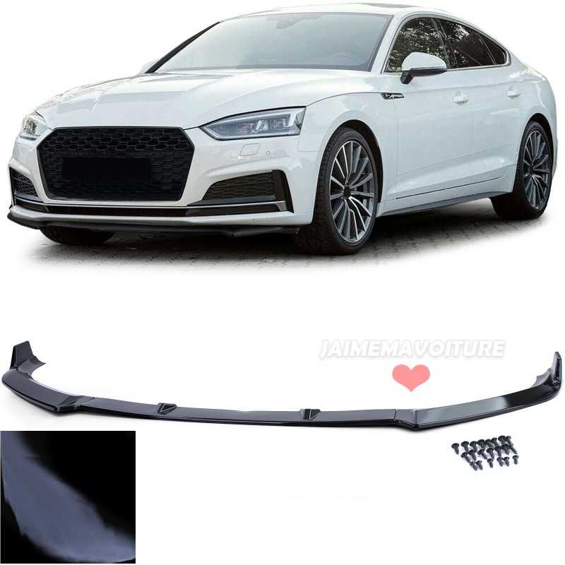 Lame de pare-chocs avant pour Audi A5 2016-2019 noir verni Lame de pare-chocs avant pour Audi A5 2016-2019 noir verni