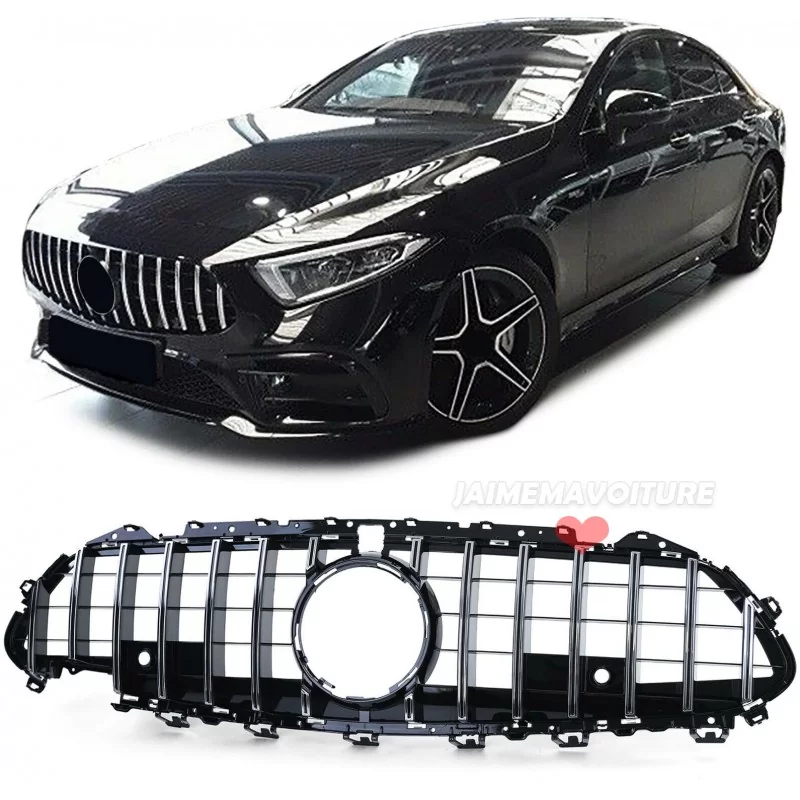 Parrilla Panamericana para Mercedes CLS C257 negro cromado Parrilla Panamericana para Mercedes CLS C257 negro cromado