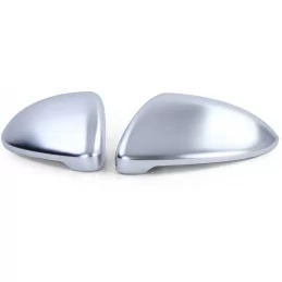 Coques de rétroviseurs alu mat pour VW Golf 7