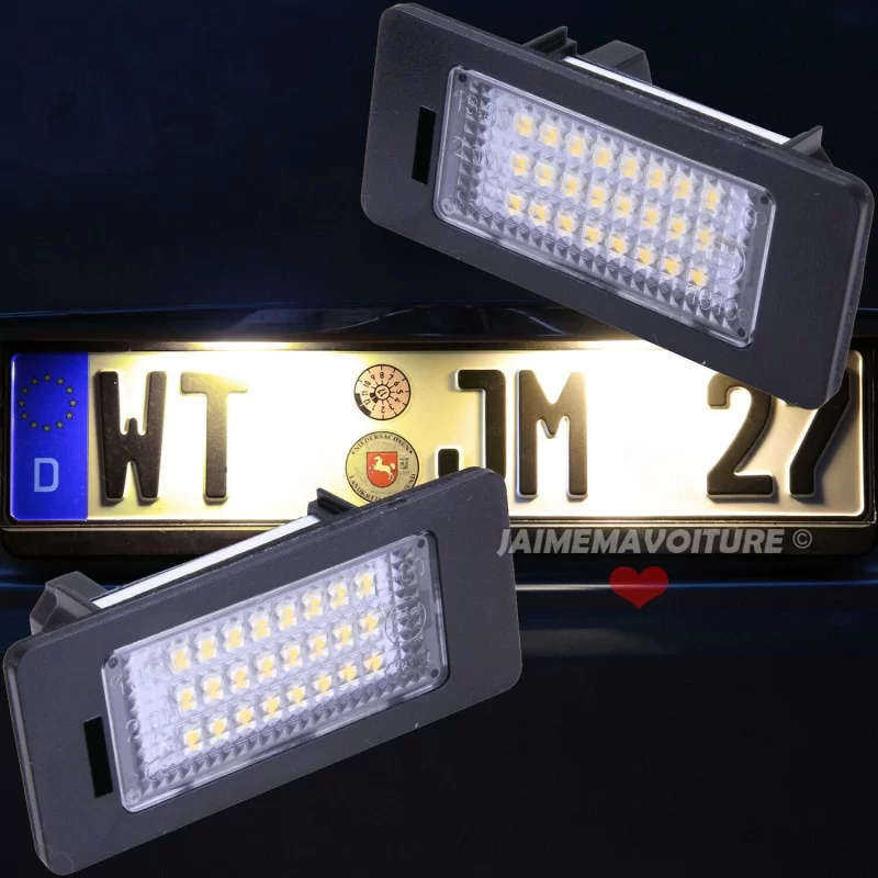 Eclairage de plaque à led pour BMW Série 1 E82 E88 / Série 3 E90 E91 E92 E93 / E39