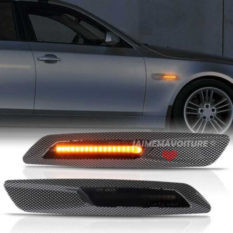 Clignotants led pour BMW Série 3 E90 E91 E92 E93 - Carbone