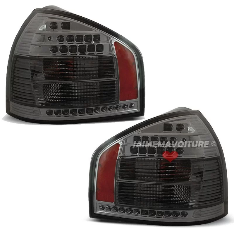 Audi A3 8L Feux Arrières LED Chrome Rouge