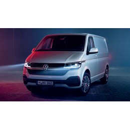 Lama paraurti anteriore standard VW T6.1 2019-2024 verniciata nera