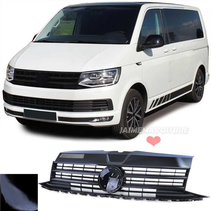 Kühlergrill für VW T5 Carry 2009-2015-schwarz