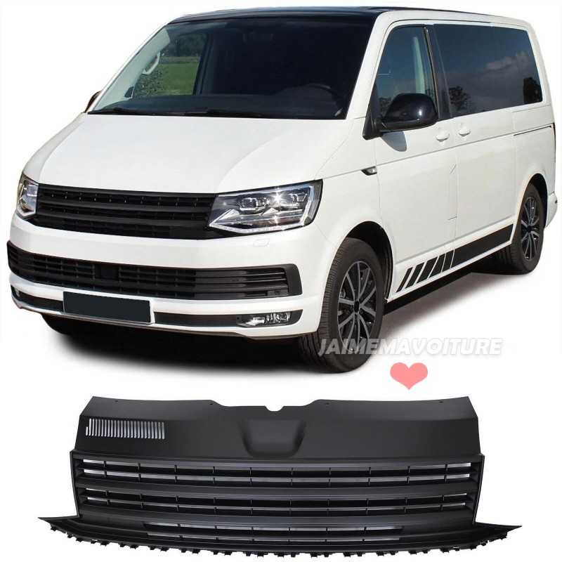 Black grille varnished for VW T6 2015-2019