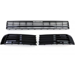 Black 2015-2019 VW T6 Multivan front bumper grilles - ACC