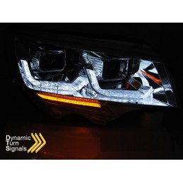 Fari anteriori DYNAMIC LED per VW T6.1 2020-2024 - Cromo