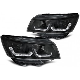 Faros LED DYNAMIC para VW T6.1 2020-2024 - Cromo