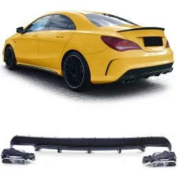 Kit diffuseur pare-chocs arrière Mercedes CLA CLA45 AMG Shooting Brake