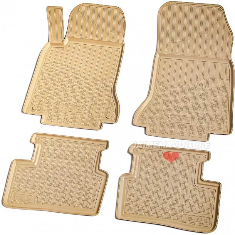 Tapis voiture pour MERCEDES CLA 2012-2019 BEIGE Tapis voiture pour MERCEDES CLA 2012-2019 BEIGE