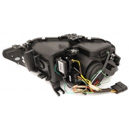 Svarta LED-strålkastare för AUDI A4 B8.5 2011-2015