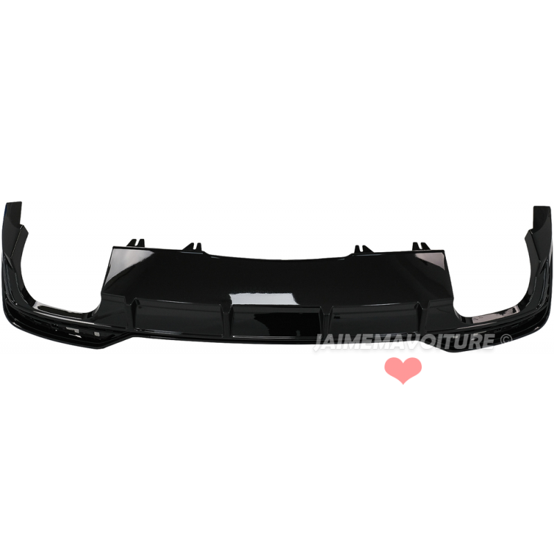 Varnished black diffuser for AUDI A5 F5 S-Line 2020 + Jaimemavoituredr 1 - Jaimemavoiture.fr 