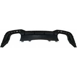 Black varnished rear diffuser for Audi A5 F5 Facelift 2019 2020 2021 2022 2023