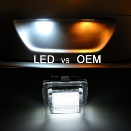 Led nummerskyltsbelysning för Mercedes CL / CLA / CLS