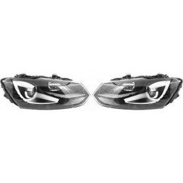 Luces delanteras para VW Polo 6R look GTi