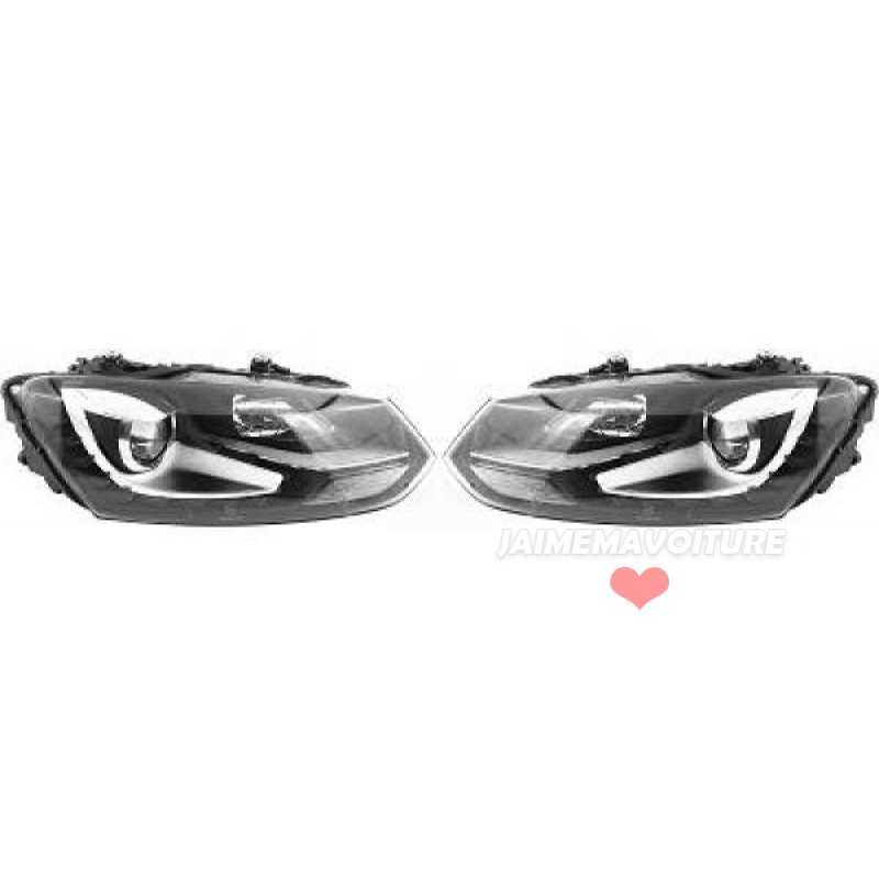 Luces delanteras para VW Polo 6R look GTi Luces delanteras para VW Polo 6R look GTi