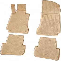 Tapis beige pour Mercedes Classe C W204 2007-2014