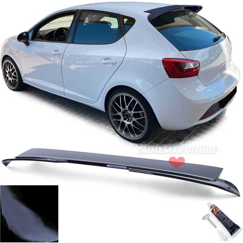 Becquet de toit sport pour Seat Ibiza 6J 6P noir brillant 2008-2017