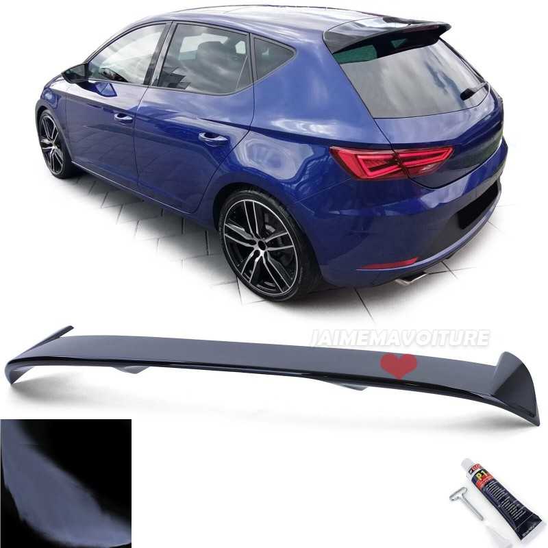 Spoiler lacado en negro para Seat Leon 3 Spoiler lacado en negro para Seat Leon 3