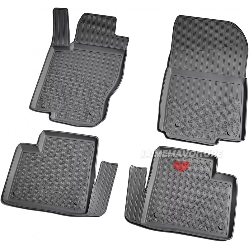 Kit 4 floor mats for Mercedes ML / GLE W166 2011 - 2018