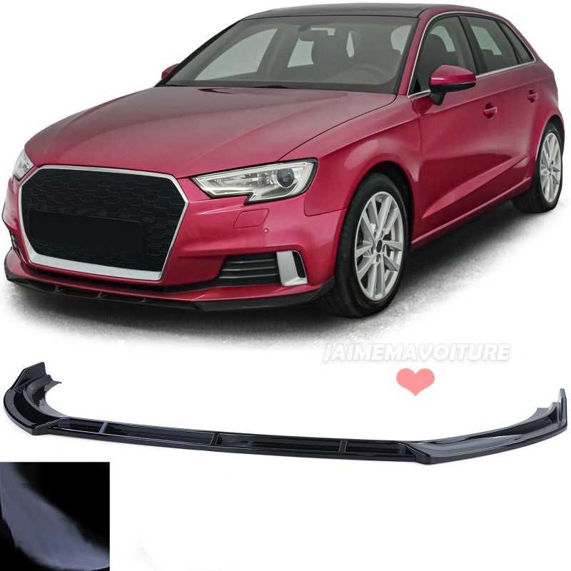 Frontspoiler för AUDI A3 8V 2016-2020 standardstötfångare Frontspoiler för AUDI A3 8V 2016-2020 standardstötfångare
