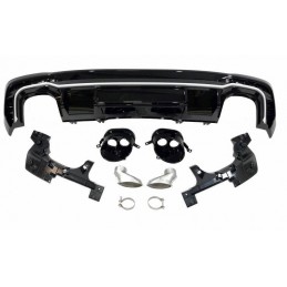 Kit diffuseur arrière look RS4 pour AUDI A4 B9 8W Facelift Standard