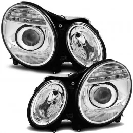 Faros delanteros para Mercedes Clase E 2002-2006 Look Fase 2